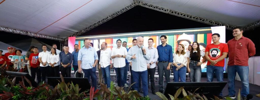 Deputada Iracema Vale participou, ao lado de várias autoridades, de agenda com o presidente Luiz Inácio Lula da Silva e o governador Carlos Brandão, para anúncio de obras do Novo Pac no Maranhão